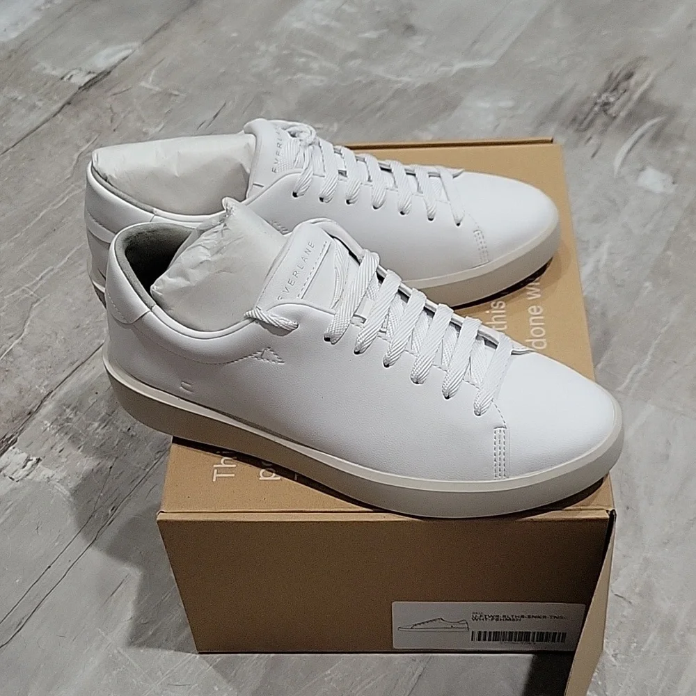 Everlane The ReLeather® Tennis Shoe Women’s Size 8.5 Men’s Size 6.5